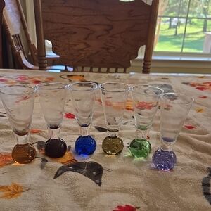 Colorful Glass Shot Glass Set